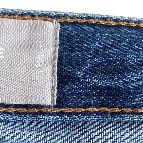 Everlane Lightweight distressed THE SUMMER JEAN Straight Jeans Classic Size 25 - Picture 7 of 16